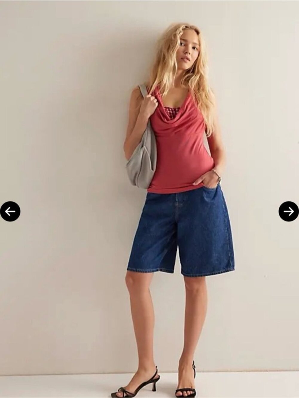 Intimately Free People Don't Hang Up Cowl-Neck Cami